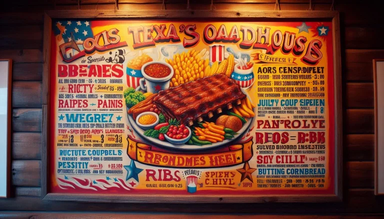 Texas Roadhouse Specials Menu 2024
