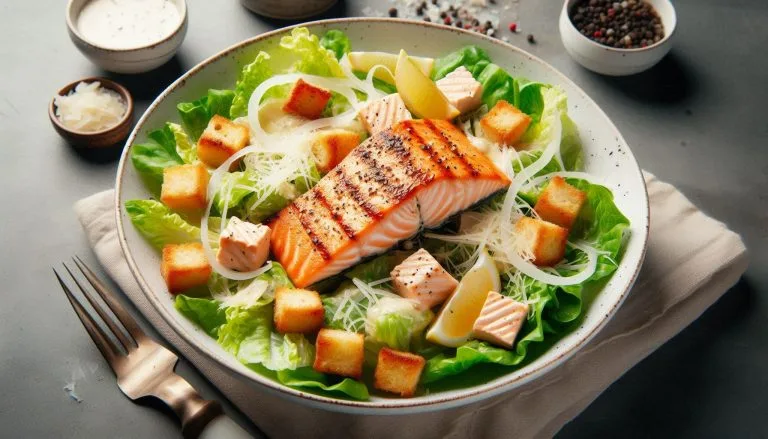 Salmon Caesar Salad