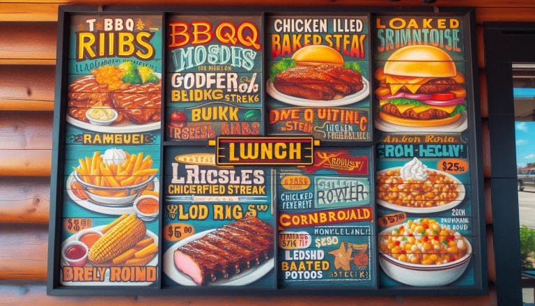 texas roadhouse lunch menu​